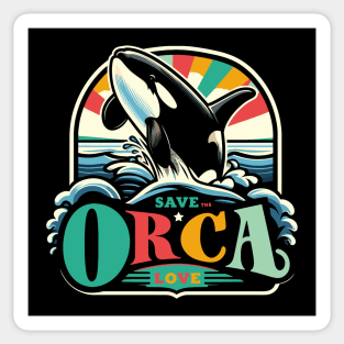 Save The Orca Sticker